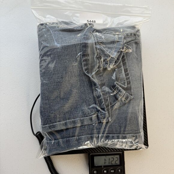 TK Axel Jeans Slim Boot Men’s 36x32 Blue Denim Grunge Distressed Y2K - Picture 8 of 8